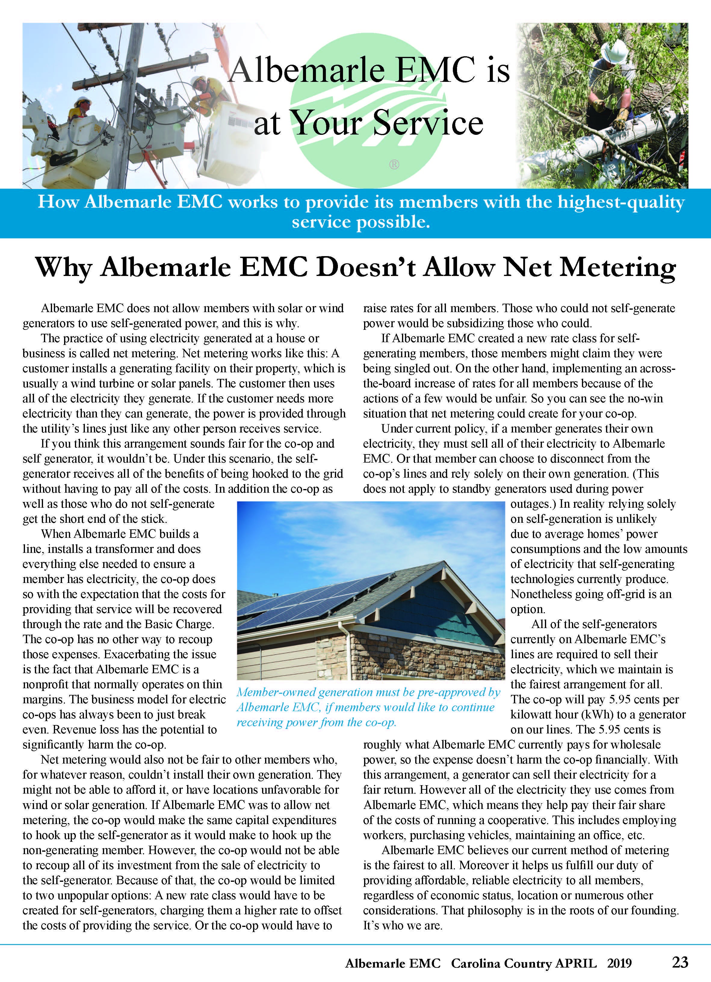 Albemarle Electric Membership Corporation 25 - 3n1r4ts